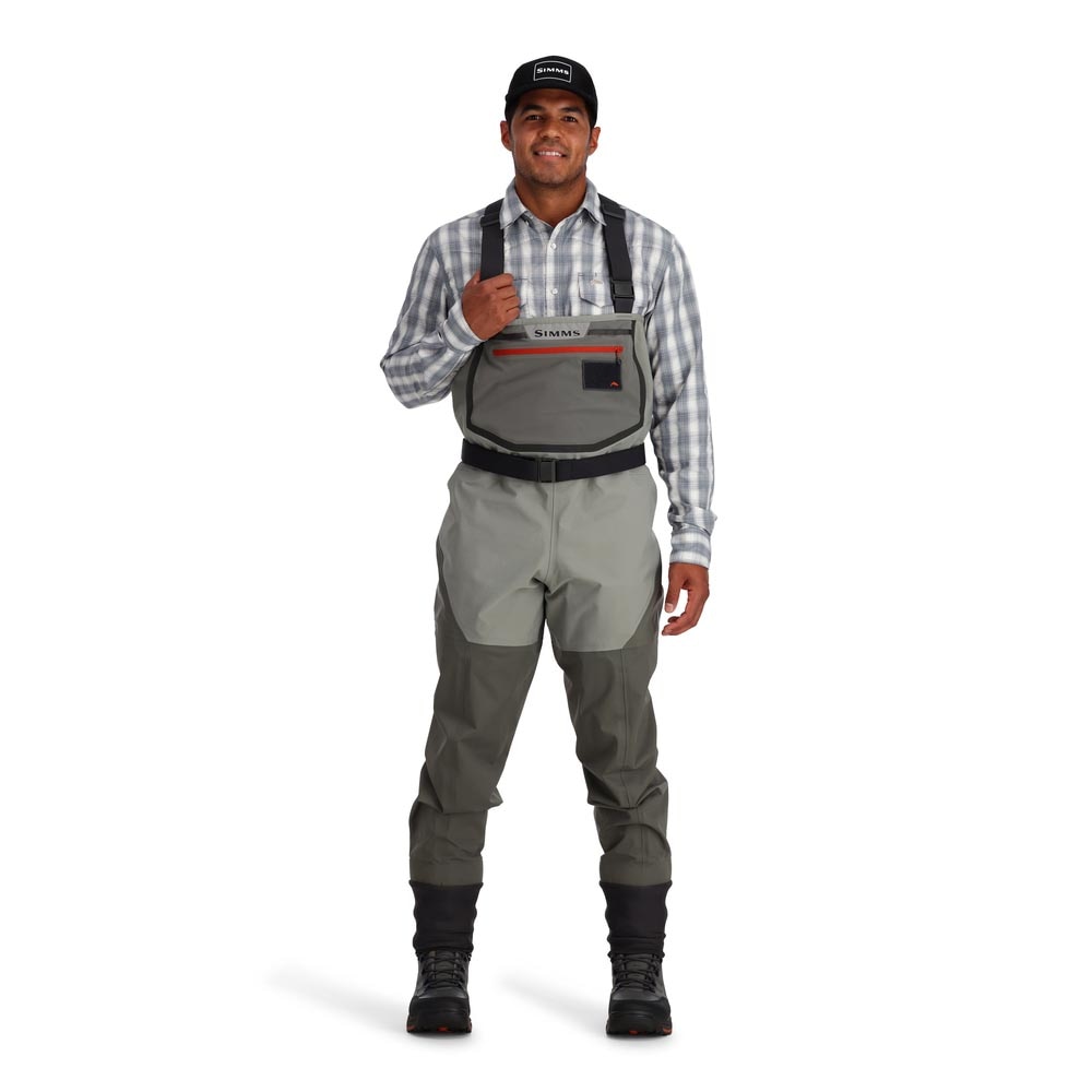 Simms Freestone Stockingfoot Wader Men's in Smoke